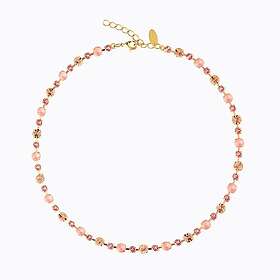 Caroline Svedbom Calanthe Halsband/ Flamingo Combo (Guld)
