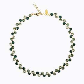 Caroline Svedbom Fiona Halsband Green Combo (Gold)