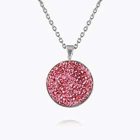Caroline Svedbom Cloe Halsband Cal Pink (Rhodium)