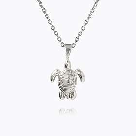 Caroline Svedbom Turtle Halsband (Rhodium)