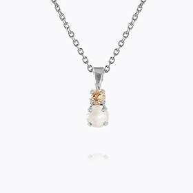 Caroline Svedbom Leah Halsband Electric White Combo (Rhodium)