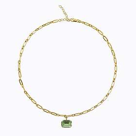 Caroline Svedbom Lydia Kedja Halsband Peridot (Guld)