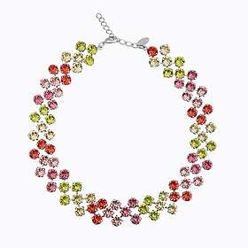 Caroline Svedbom Livia Halsband Tropicana Combo (Rhodium)