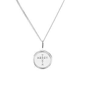 Emma Israelsson Cross Coin Halsband Silver Neck143 76 cm