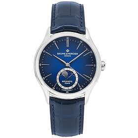 Baume & Mercier Clifton M0A10756 Blå/Läder Ø39 mm