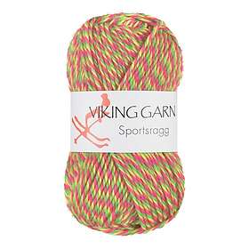 Sportsragg 50g Multi neon 558 Viking Garn