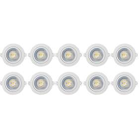 Westal Downlight Nedljus 7W 650Lm 27,3,4K Vit 10-pack Wld Fr72 Flex Tilt FR72