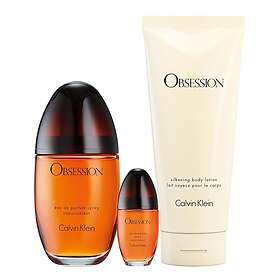 Calvin Klein Obsession Edp 100ml + Body Lotion 200ml + Edp 15ml Gift set