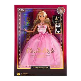 Anlily Docka Rosa Balklänning