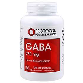 Protocol For Life Gaba 750mg 120 kapslar