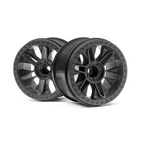 HPI Racing 6-Shot St Wheel (Black/2Pcs)