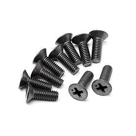 HPI Racing Head Flat Screw M4X12Mm (6Pcs)