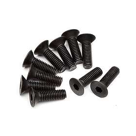 HPI Racing Head Flat Screw M3X10Mm(Hex Socket/10Pcs)