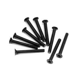 HPI Racing Head Flat Screw M3X26Mm (10Pcs)