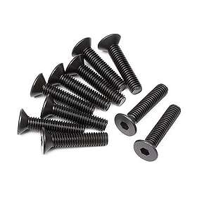 HPI Racing Head Flat Screw M3X14Mm (Hex Socket/10Pcs)