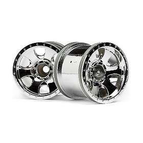 HPI Racing Chrome Warlock Wheel (2,2In/2Pcs)