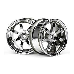 HPI Racing Chrome Mag7 Wheels 26Mm (0Mm Off Set)