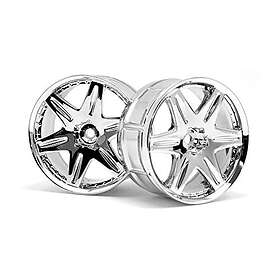 HPI Racing Chrome Lp32 Wheel Work Ls406 (2Pcs)