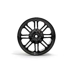 Nedis 8 Spoke Wheel Black Chrome (83X56Mm/2Pcs)