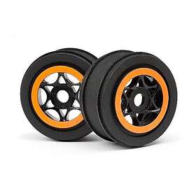 Nedis Ah-64 Wheel Black/Orange (42X83Mm/2Pcs)