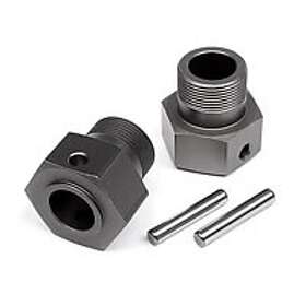 HPI Racing HEX Wheel Hub 24X27Mm (Gunmetal/2Pcs)