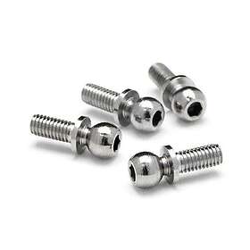 HPI Racing Ball 4,7X6.5Mm (4-40/Hex Socket/Silver/4Pcs)