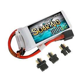 Gens Ace &Tattu Battery Soaring 1000mAh 11,1V 30C 3S1P EC3/XT60/T-Plug