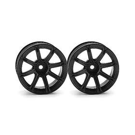 HPI Racing Emotion Work Xc8 Wheel 26Mm Black (9Mm Offset)