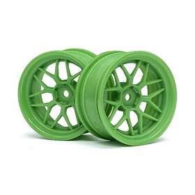 Mesko Tech 7 Wheel Green 52X26X+6Mm Offset (2Pcs)