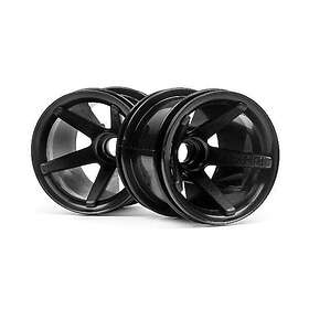 HPI Racing Star Super Mt Wheels Front (Black/2,2In/2Pcs)