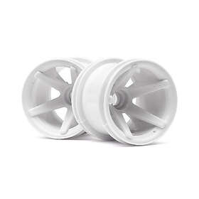 HPI Racing Star Super Mt Wheels Front (White/2,2In/2Pcs)