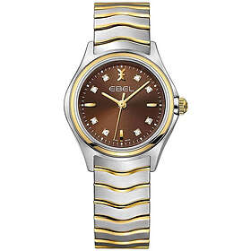 Ebel 1216318 Wave Brun/18 karat gult guld Ø30 mm