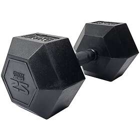 Master Fitness Nero Rubber Coated Hex 25kg