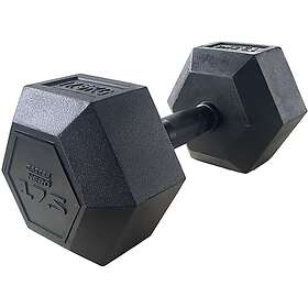 Master Fitness Nero Rubber Coated Hex 17,5kg