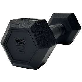 Master Fitness Nero Rubber Coated Hex 2kg