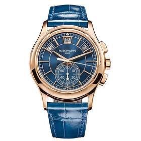 Patek Philippe 5905R-010 Complications Sininen/Nahka Ø42 mm
