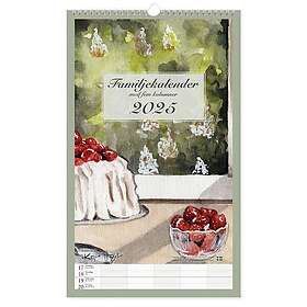 Familjekalender vägg 2025 Design Kajsa Hagelin Paperstyle