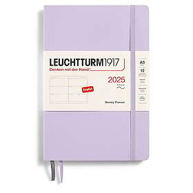 Kalender A5 2025 Weekly Planner Soft Lilac Leuchtturm1917