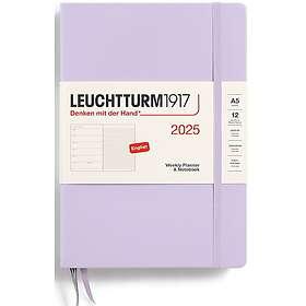 Kalender A5 2025 Weekly Planner/Notebook Hard Lilac Leuchtturm1917