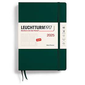 Kalender A5 Week Planner Hard Forest Green Leuchtturm1917