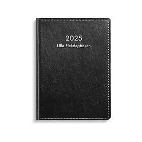 Burde Kalender 2025 Lilla Fickdagboken svart konstläder, st