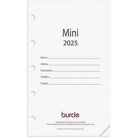 Burde Kalender 2025 Mini kalendersats, st