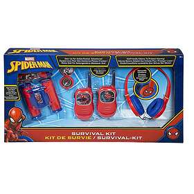 eKids Marvel Spider-Man Kit med Kikare, Kompass, WalkieTalkie och Hörlurar