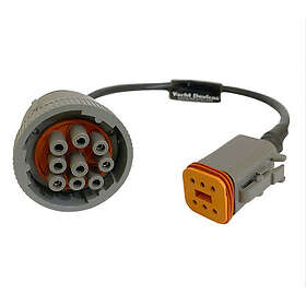 Yacht Devices CATERPIL-D9 Caterpillar rund 9-pin adapterkabel för YDEG-04
