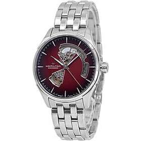 Hamilton H32675170 Jazzmaster Open Heart Röd/Stål Ø40 mm