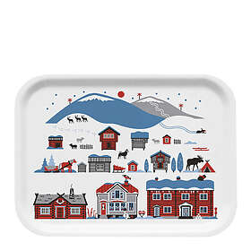 Citronelles Scandinavian Mountains frukostbricka 27x20 cm winter mountains