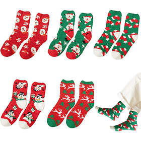 Julklappsstrumpor unisex dam herr mysiga strumpor jul & strumpor adventskalender glada strumpor jul och julklappsstrumpor Set 1 10