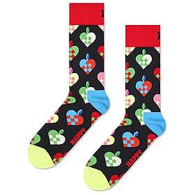 Happy Socks Braided Christmas Heart Sock