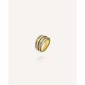 Mockberg Deco Ribbed Ring Guld 52