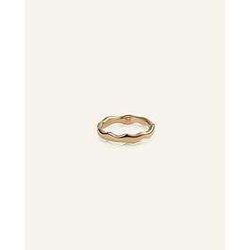 Mockberg Wavy Petite Ring Guld 50